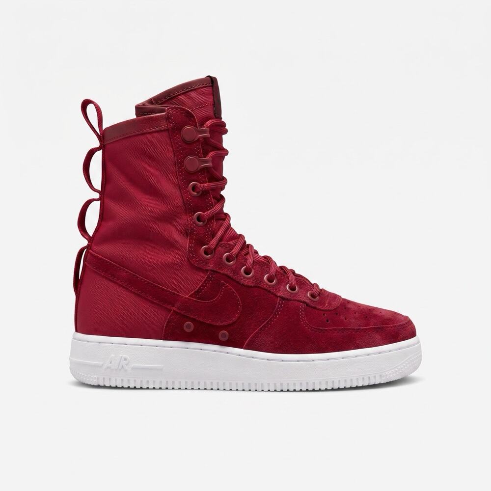 Nike SF Air Force 1 High Red Crush Women’s Size 8 Sneaker 857872-601 With COA